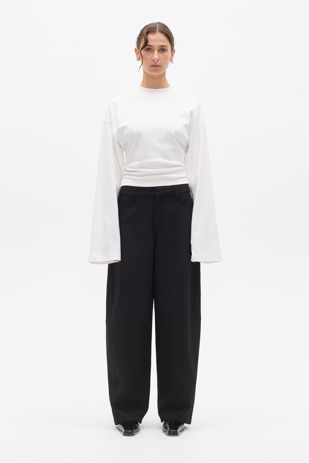 LEX LONG SLEEVE T-SHIRT - WHITE