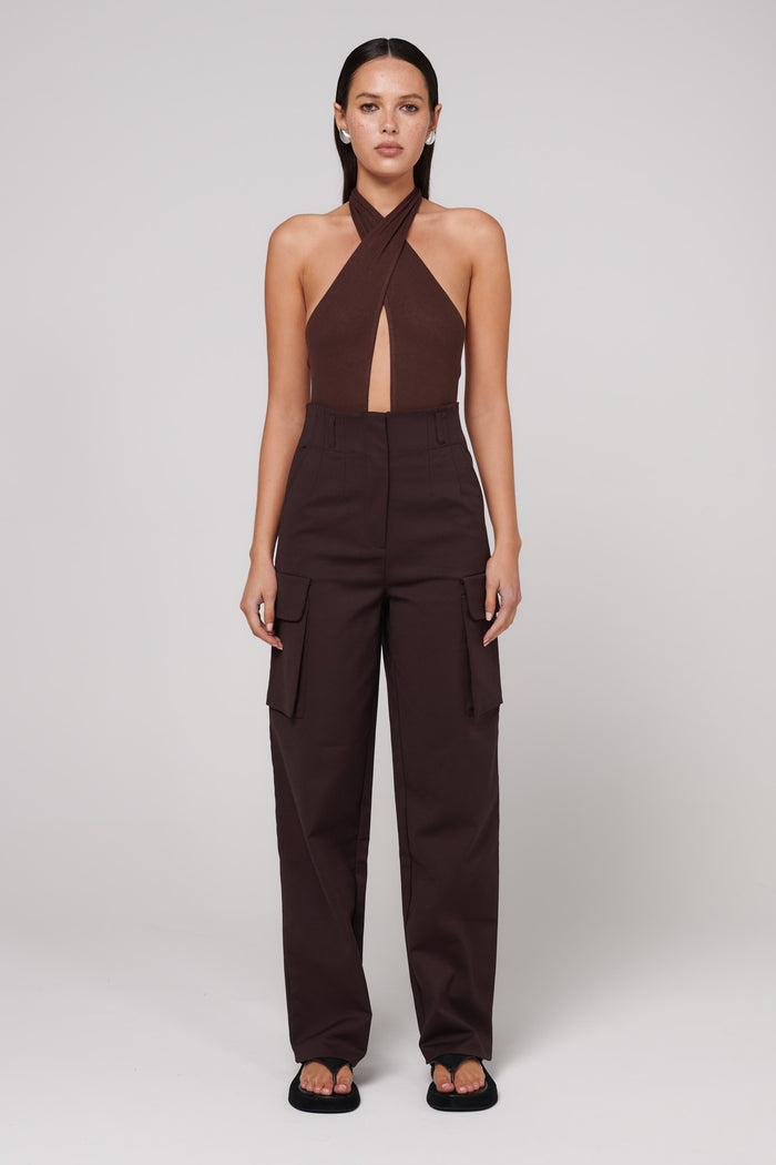 JAYLIN BODYSUIT - CHOCOLATE