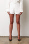 MALIBU DENIM SHORT - GEISHA WHITE