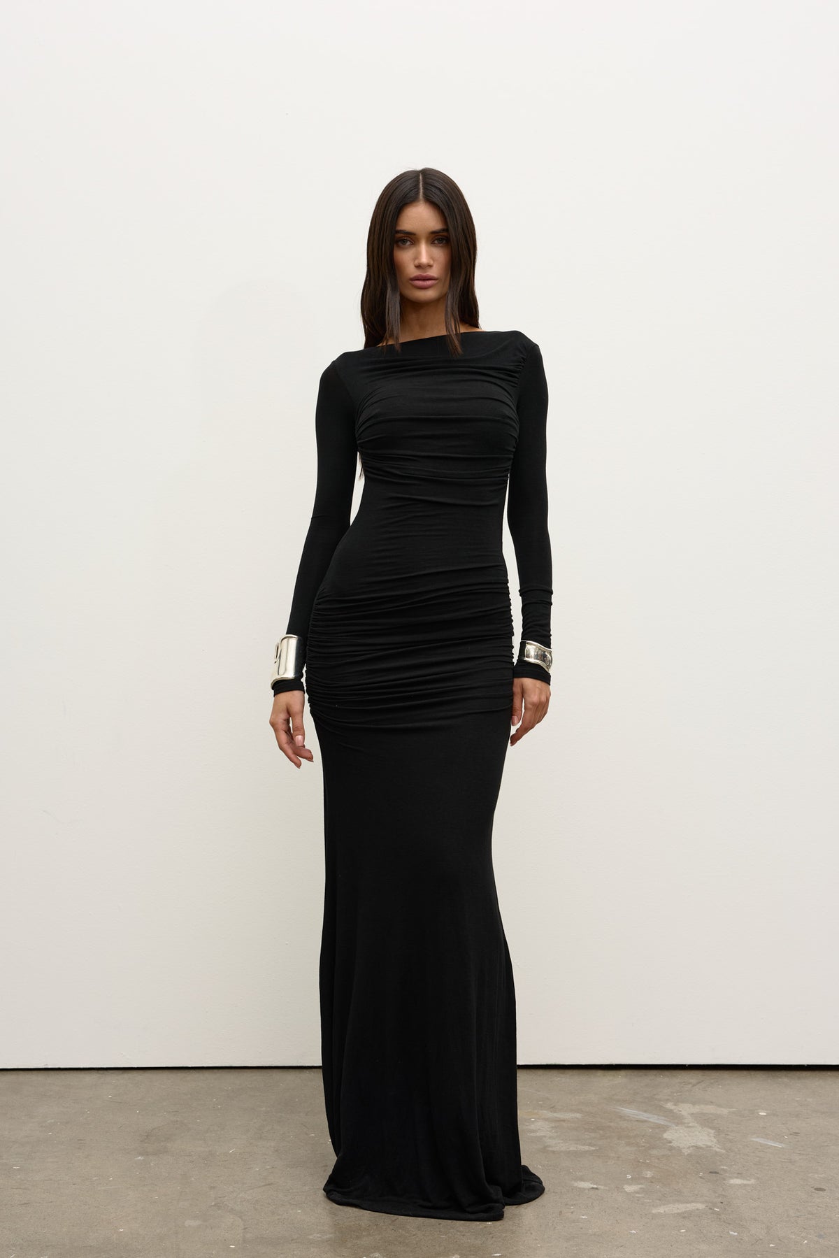 NESSA MAXI DRESS - SHADOW
