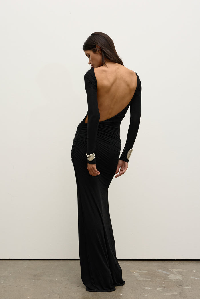 NESSA MAXI DRESS - SHADOW