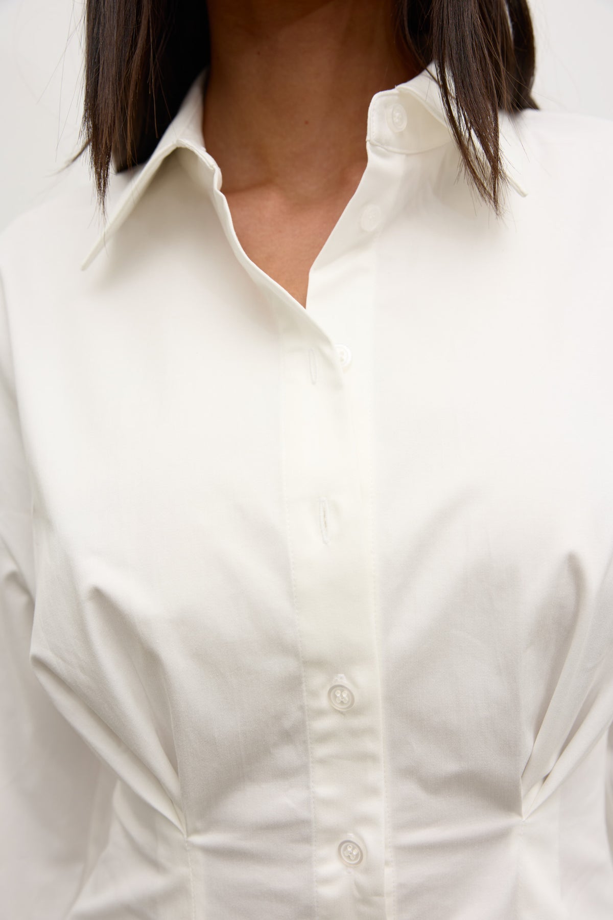 MAPLE SHIRT DRESS - WHITE