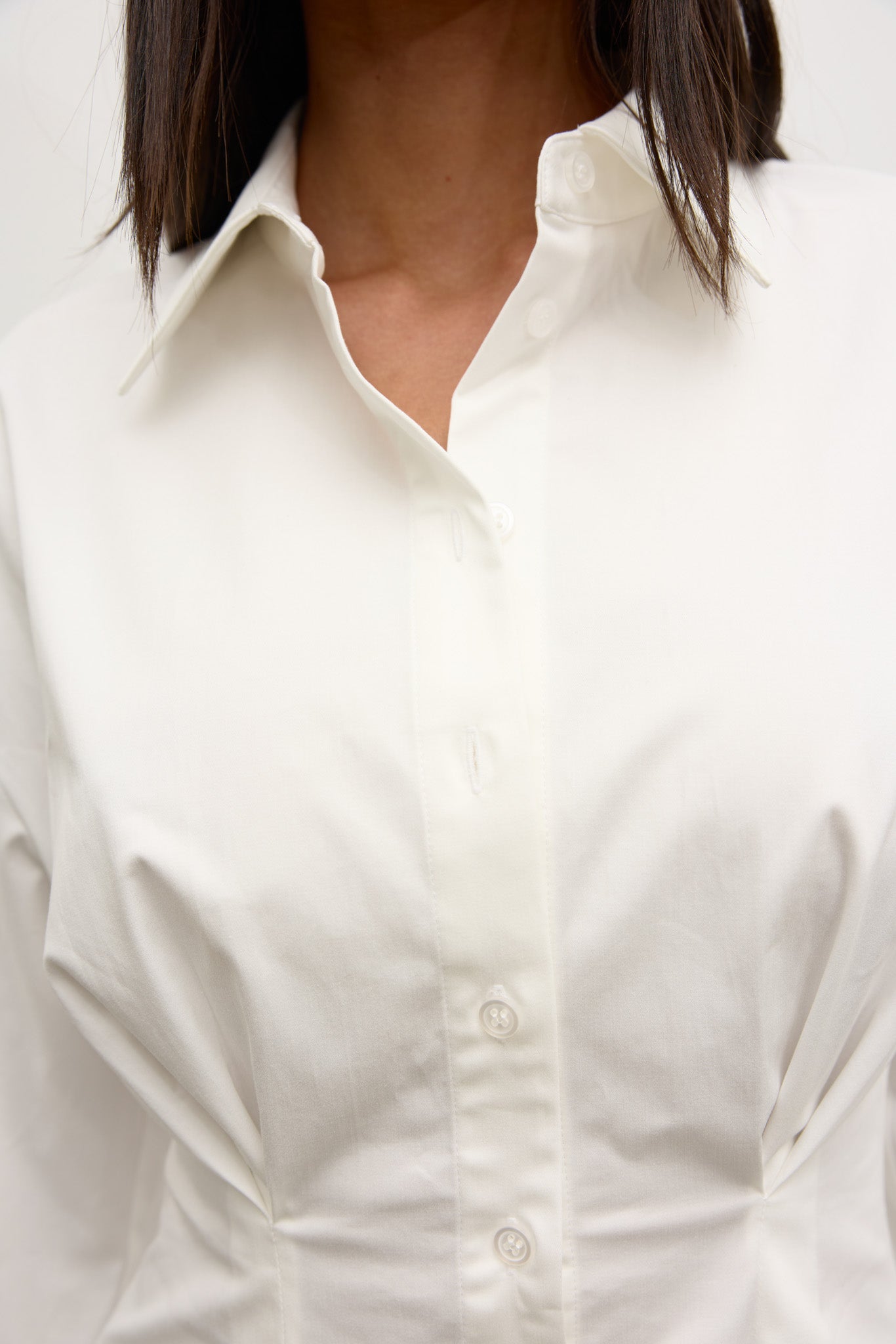 MAPLE SHIRT DRESS - WHITE