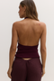 HELENA KNIT TOP - PLUM