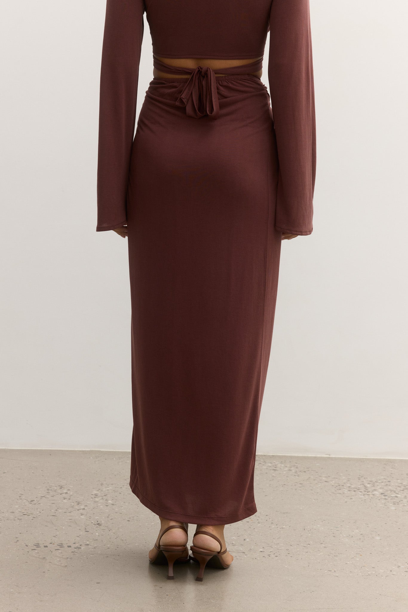 ADRIANA SKIRT - CHOCOLATE