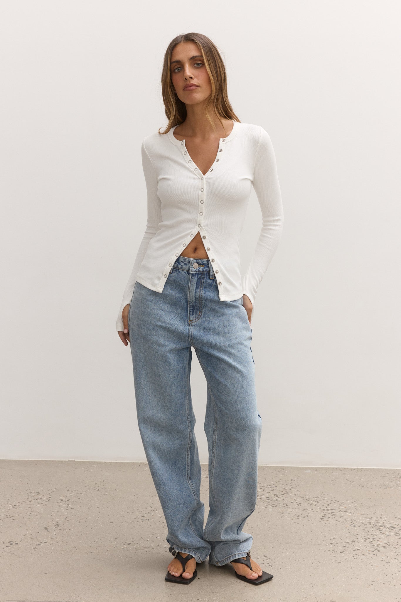 トップス marno Maya tops / White marno Maya tops / White - メルカリ