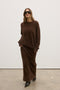 JUNIE KNIT SWEATER - CHOCOLATE