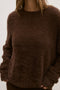 JUNIE KNIT SWEATER - CHOCOLATE