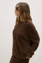 JUNIE KNIT SWEATER - CHOCOLATE
