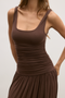 LYRA DRESS - CHOCOLATE