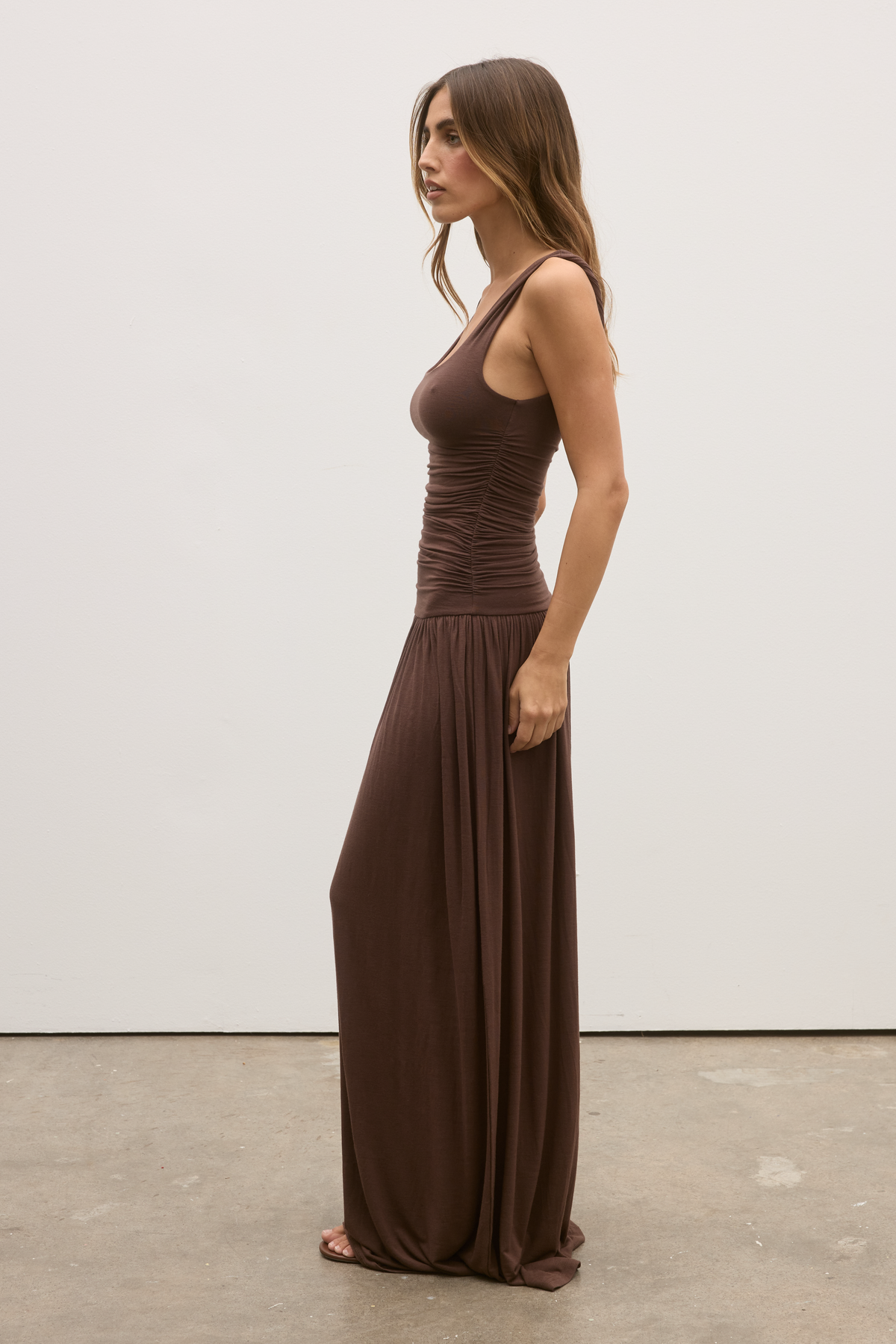 LYRA DRESS - CHOCOLATE