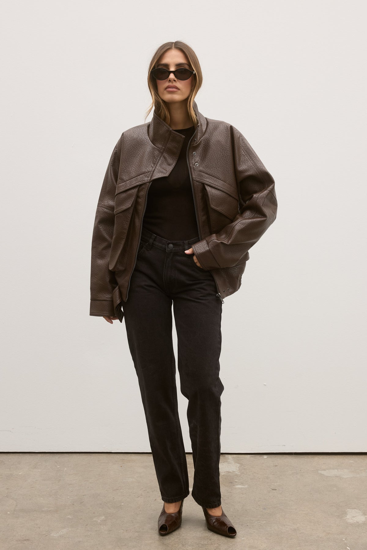 INEZ JACKET - CHESTNUT