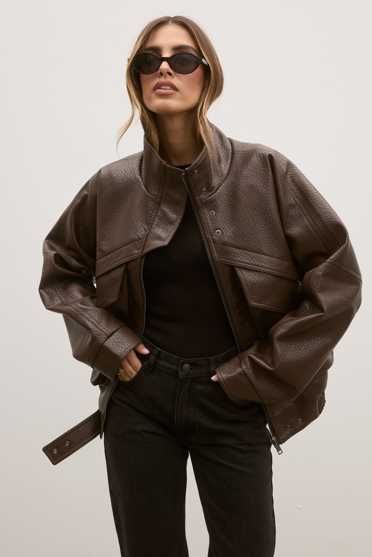 INEZ JACKET - CHESTNUT