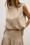 DELPHINE TOP - NUDE