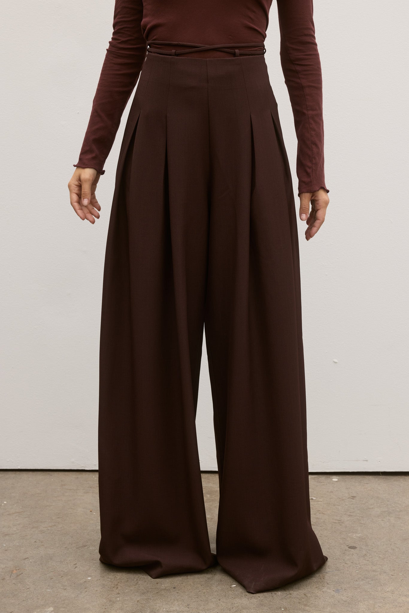 LINCOLN PANT - BURGUNDY
