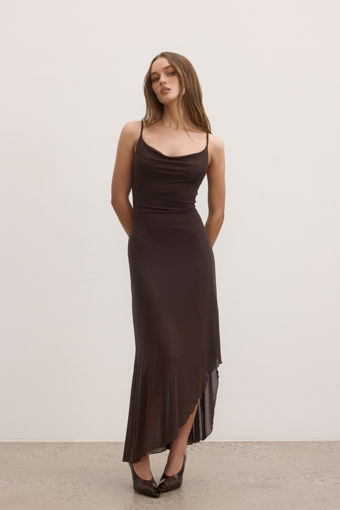 NAYA MAXI DRESS - ASH