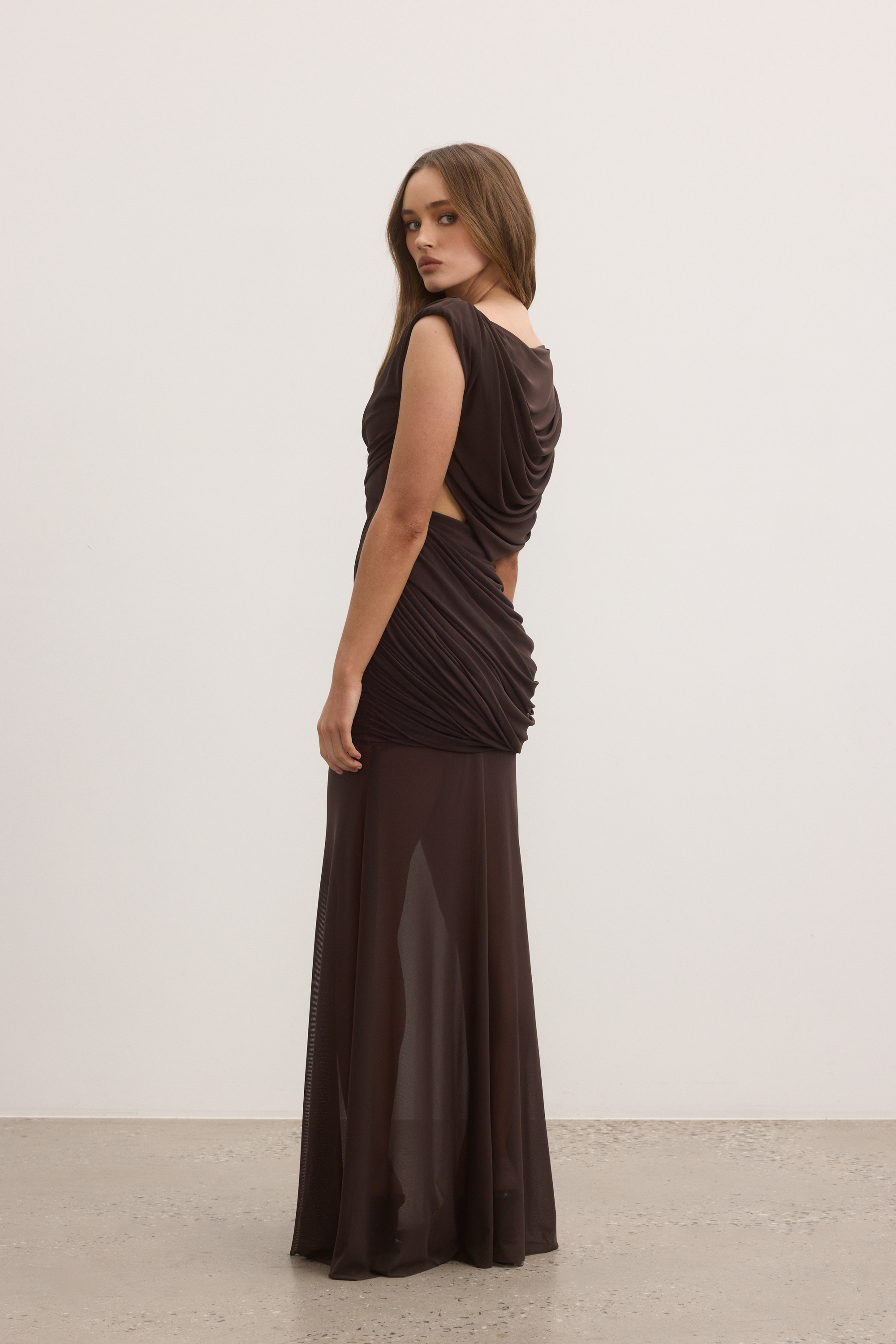 ALBA TWO PIECE DRESS - ASH