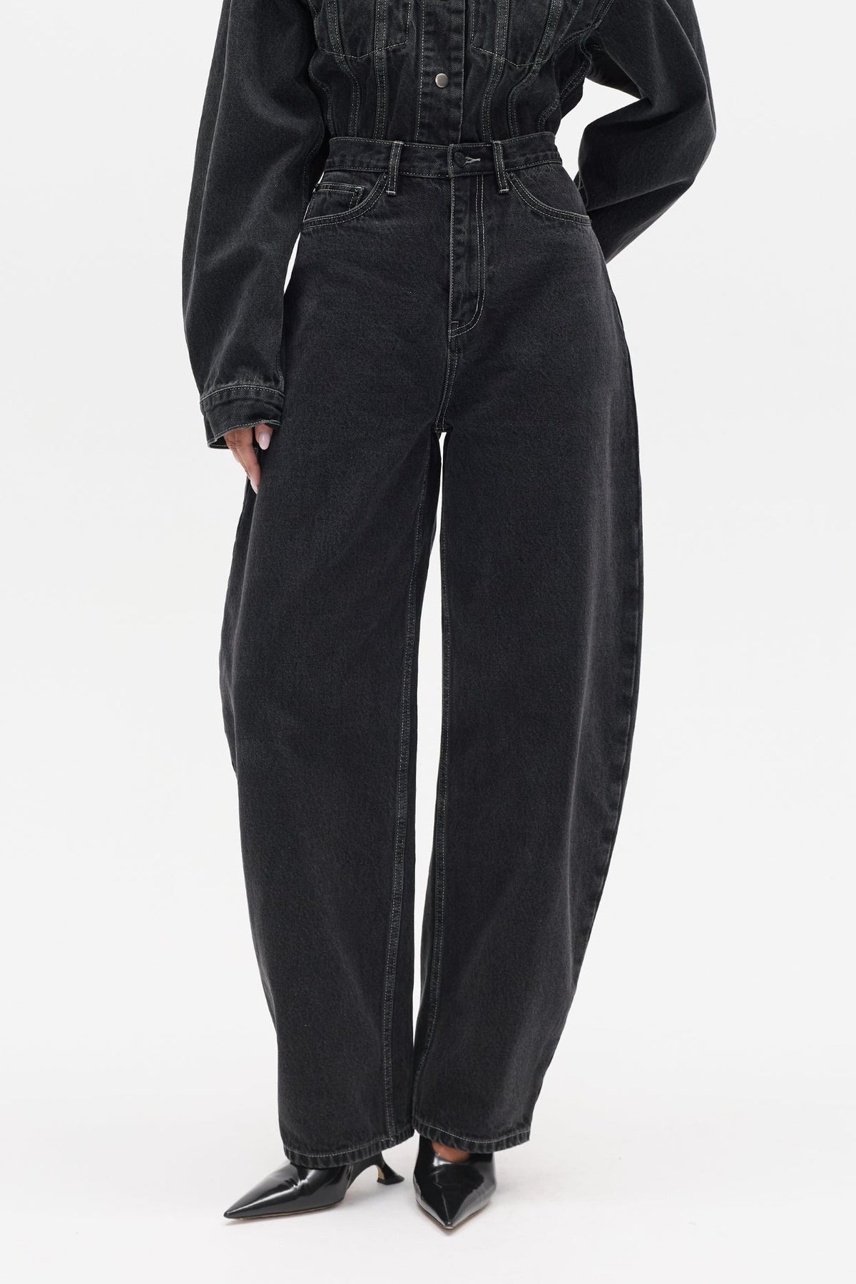 WILLA DENIM JEAN - SMOKE BLACK