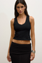 HALI TOP - BLACK