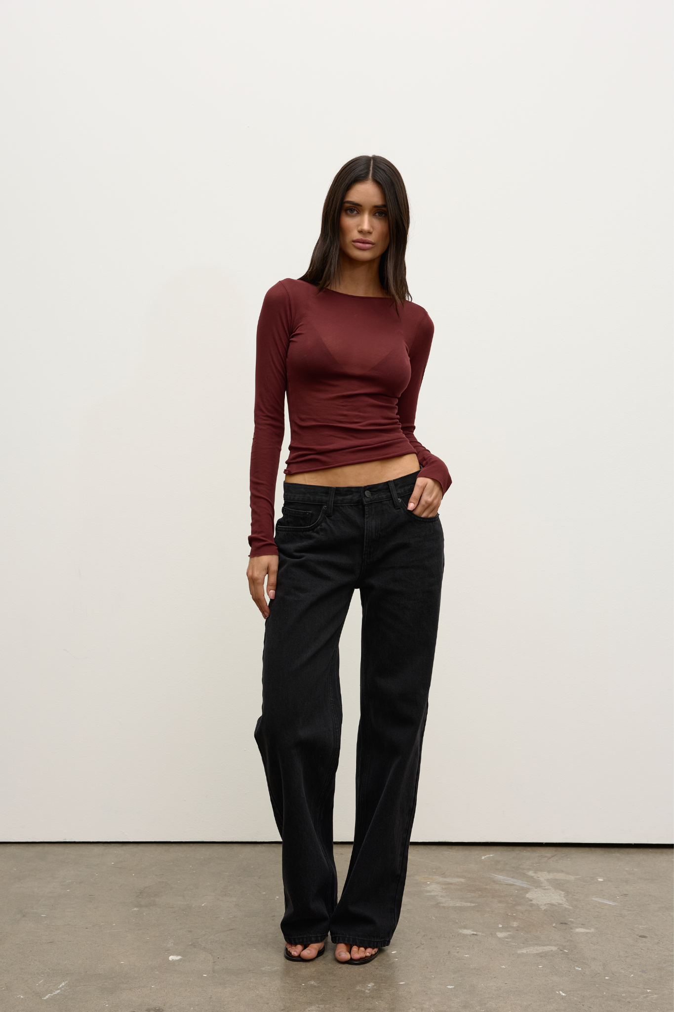 ZOE TOP - PLUM