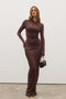 AMRITA BODYSUIT - CHOCOLATE