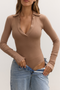 CELINE BODYSUIT - MACCHIATO
