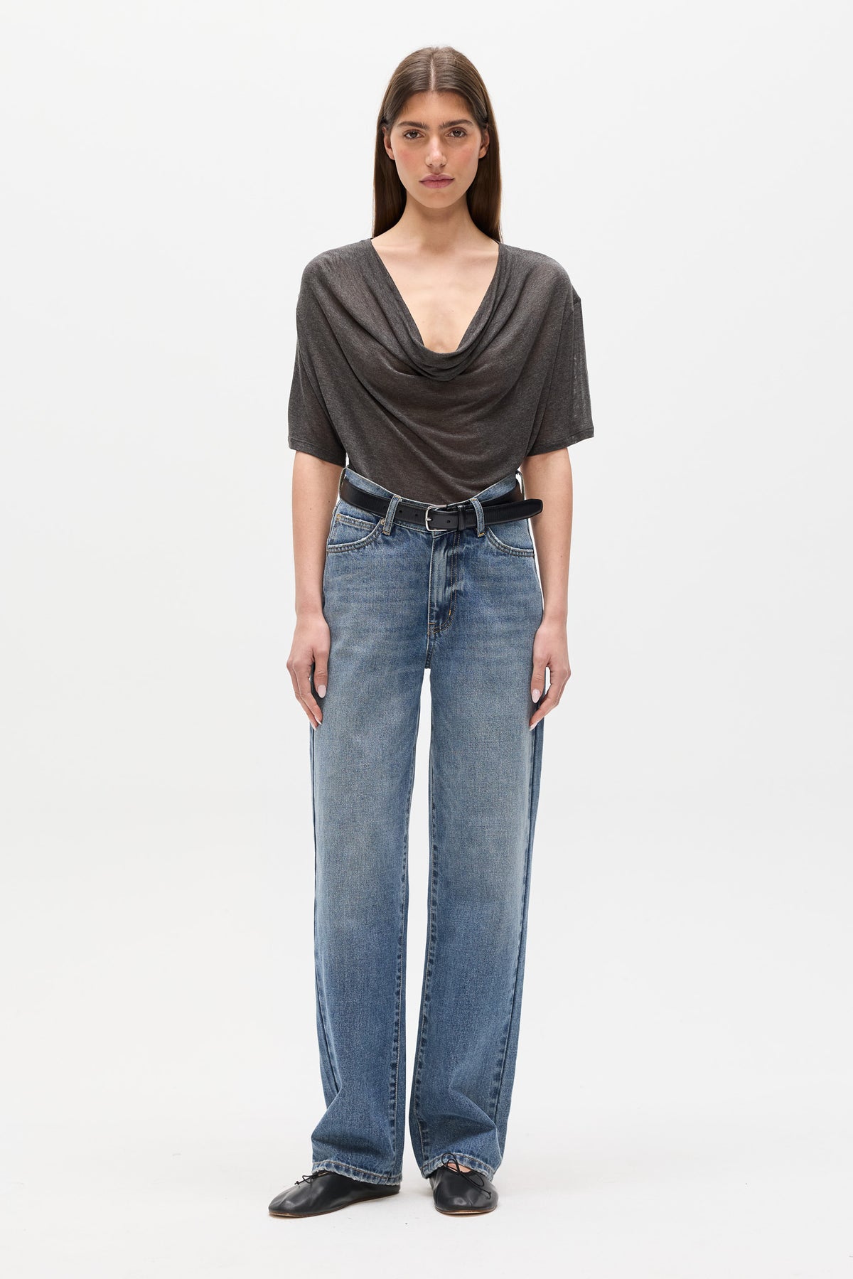 JUDITH TOP - MARLE GREY