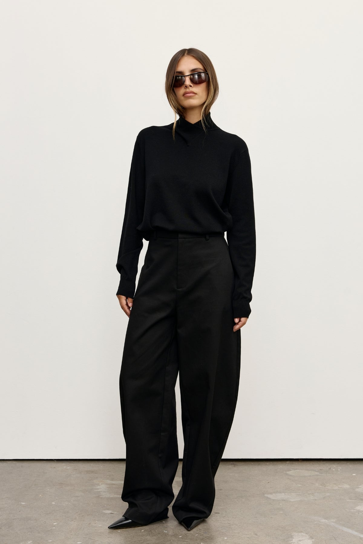 YVETTE KNIT JUMPER - BLACK