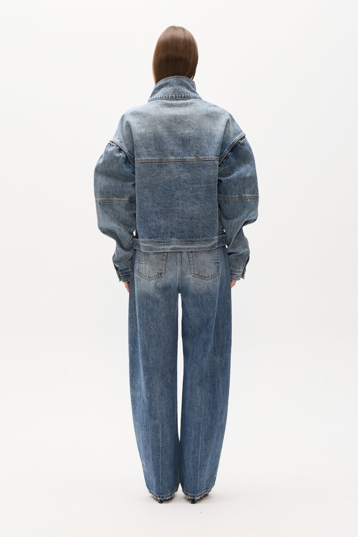 LOREN DENIM JACKET - ASH TIDE