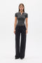 OCEANE TOP - DARK HEATHER GREY
