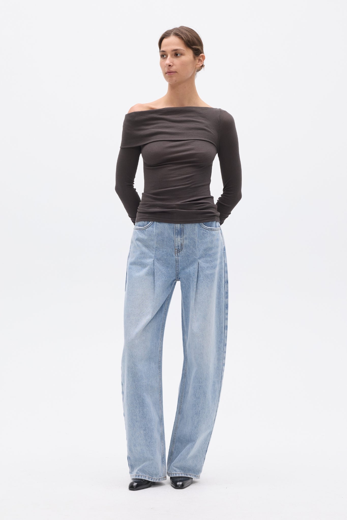 VALLA TOP - CHARCOAL