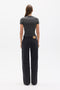OCEANE TOP - DARK HEATHER GREY
