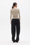 MERRITT TOP - ALMOND