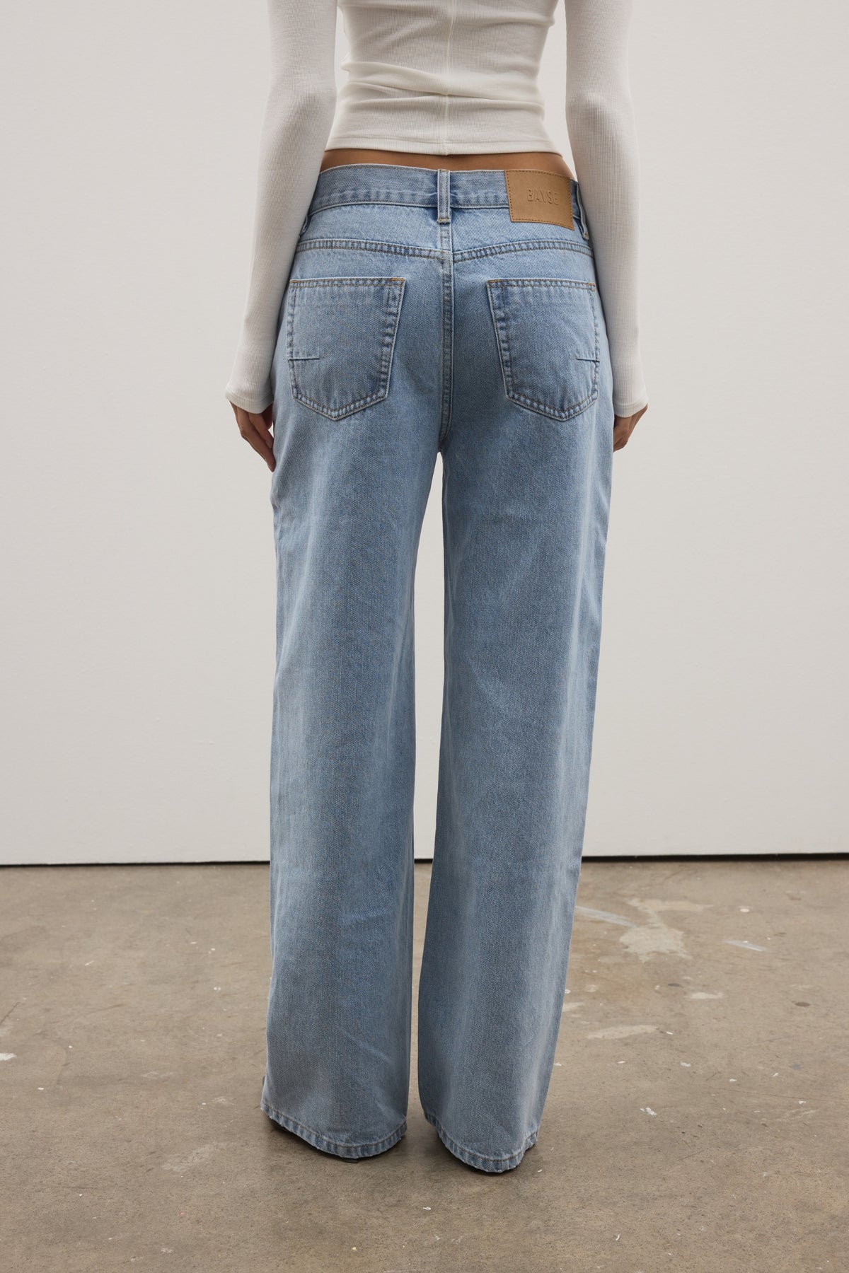 Perry Low Rise Baggy Jean in Atlanta, view 4, Bayse Brand