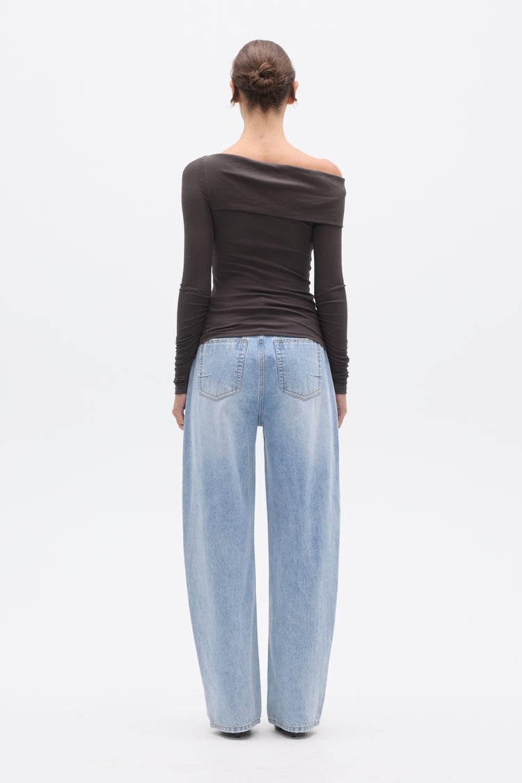 VALLA TOP - CHARCOAL