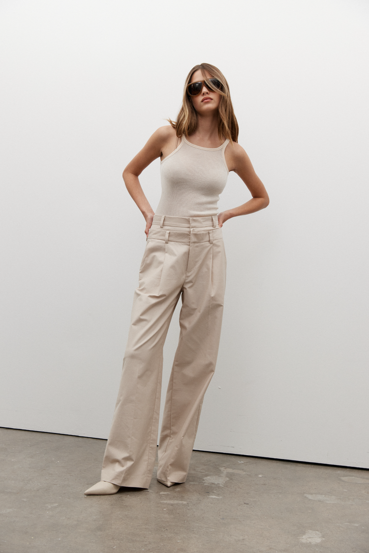 POPPY TANK - VANILLA