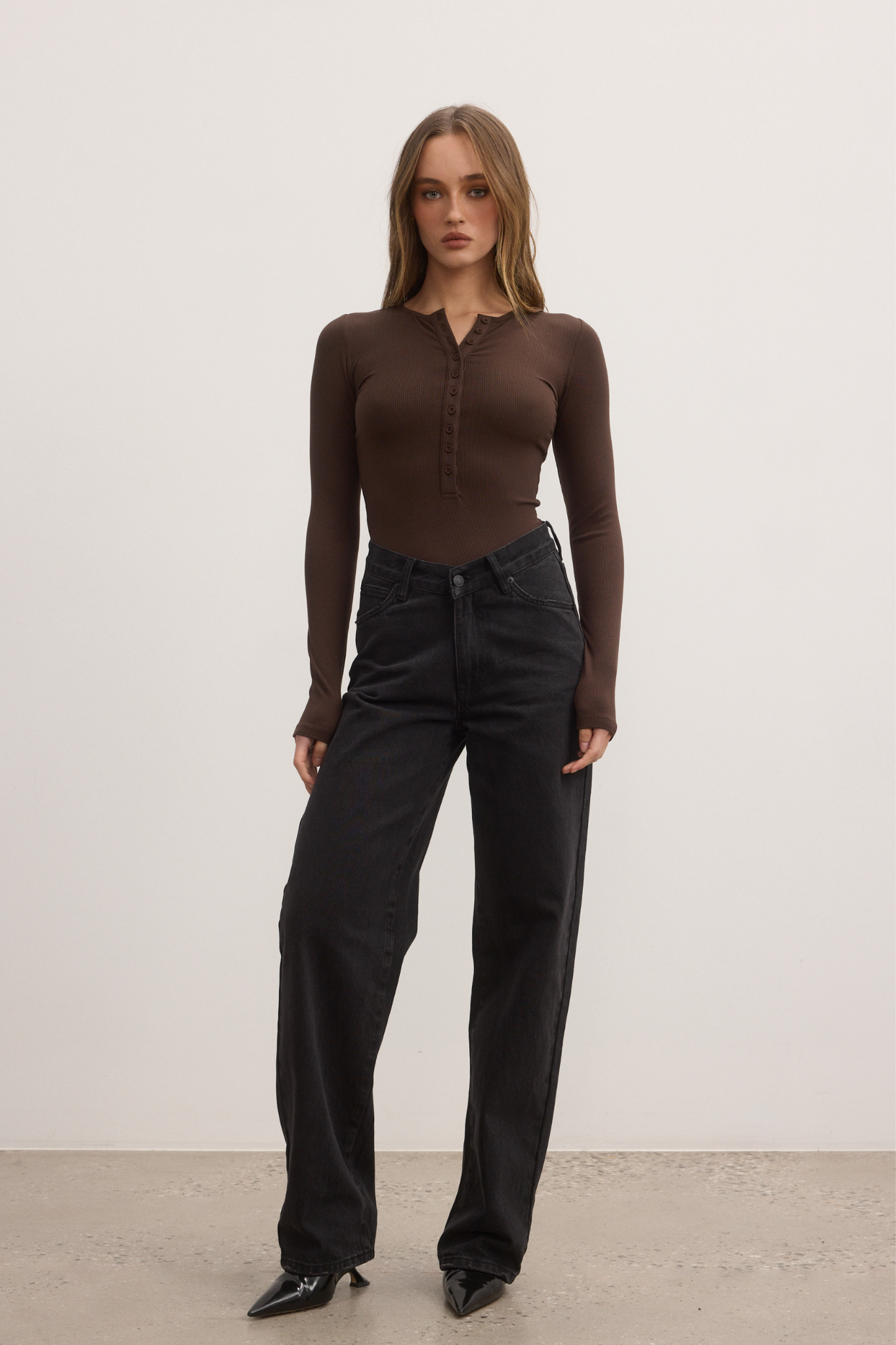 LARA BODYSUIT - ESPRESSO
