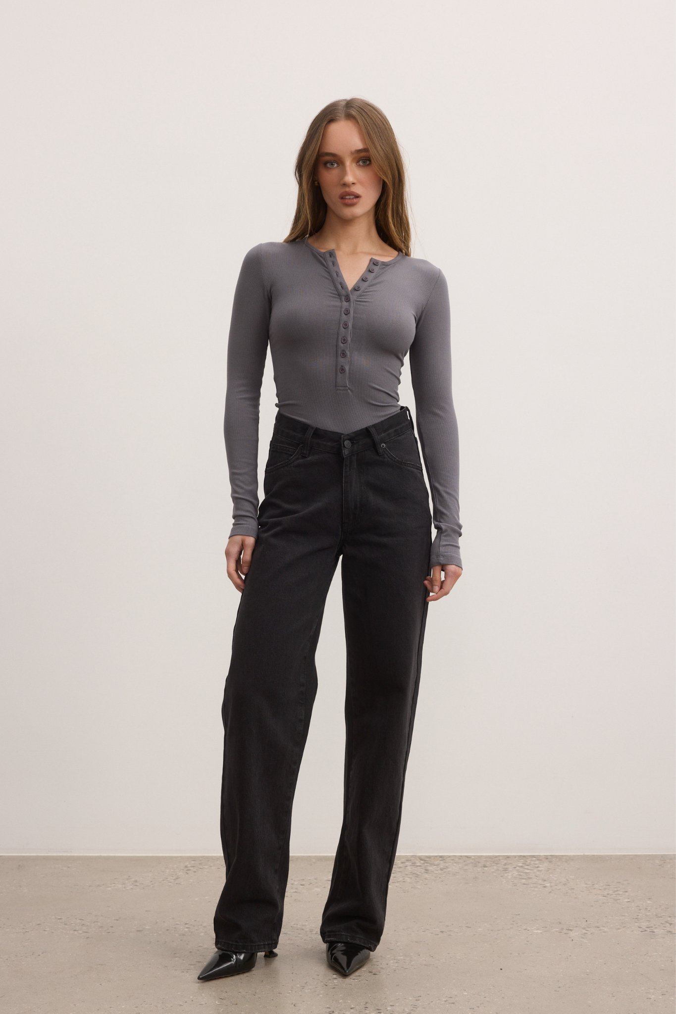 LARA BODYSUIT - THUNDER