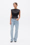SHELLY TOP - BLACK
