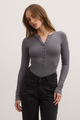 LARA BODYSUIT - THUNDER