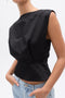 SHELLY TOP - BLACK