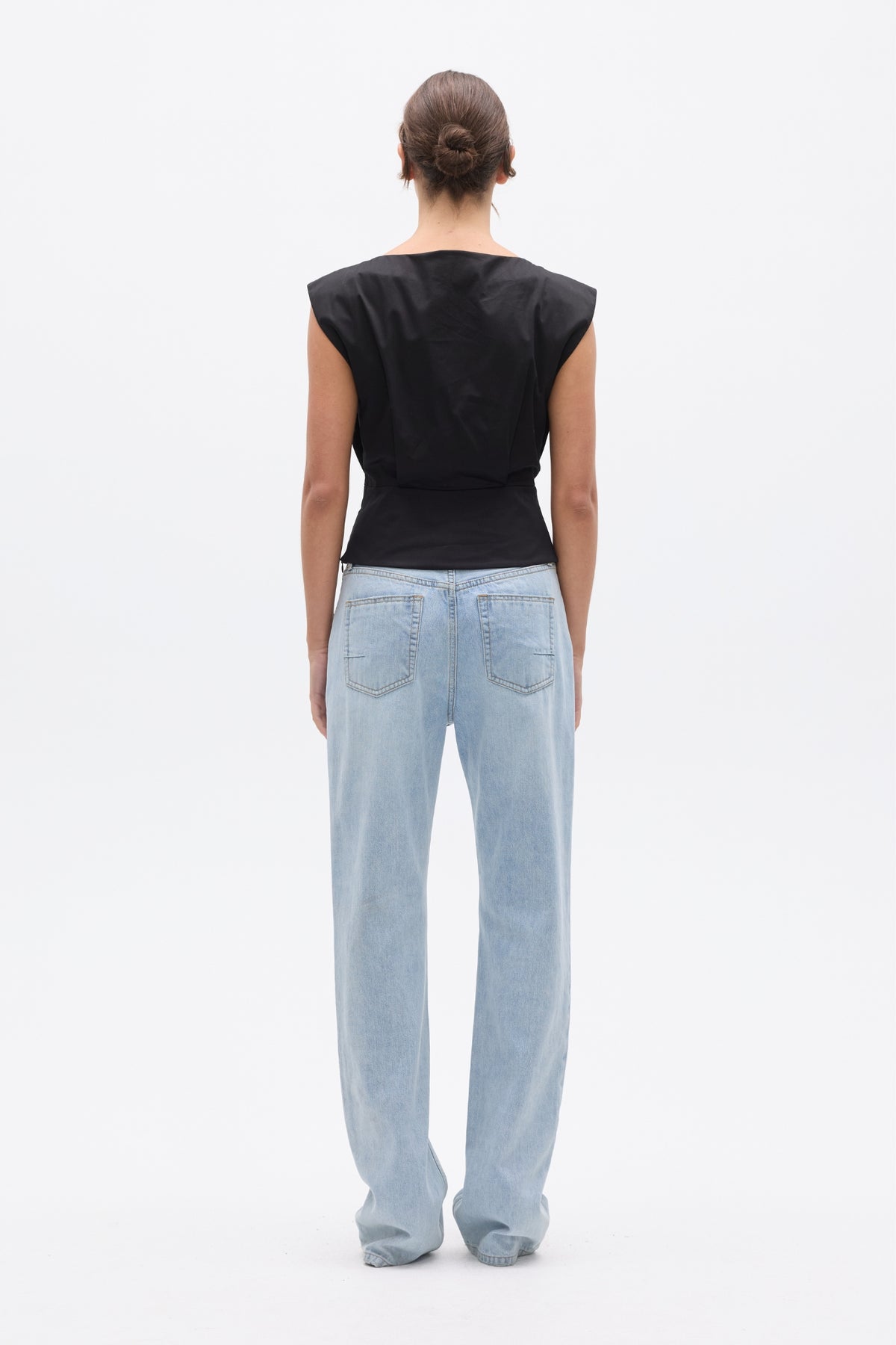 SHELLY TOP - BLACK