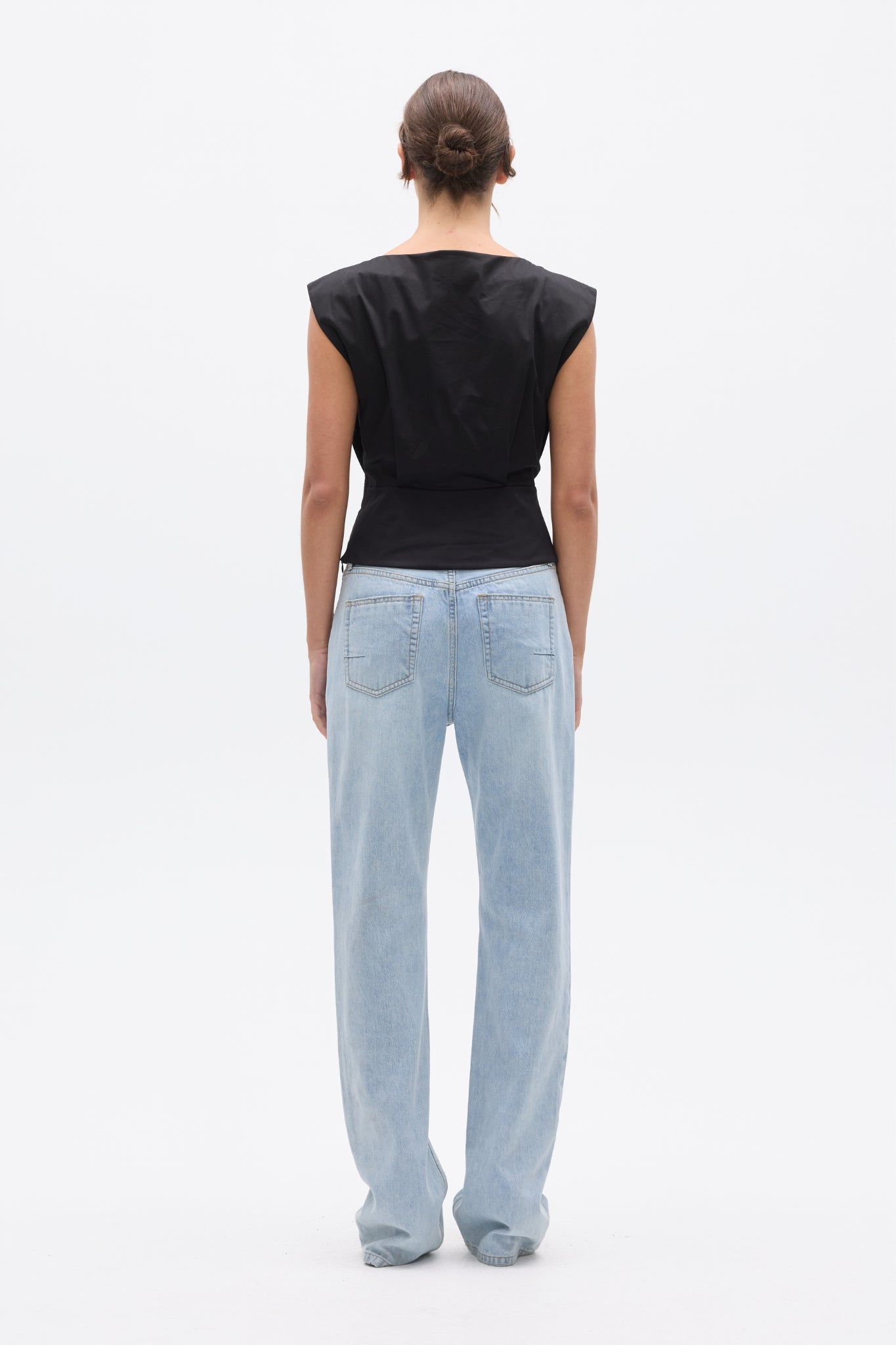 SHELLY TOP - BLACK