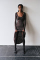 AURI MAXI DRESS - SMOKE