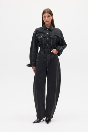 WILLA DENIM JEAN - SMOKE BLACK