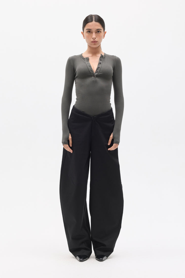 PIPER HENLEY TOP - SMOKE