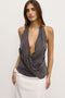 ALLISON TOP - CHARCOAL