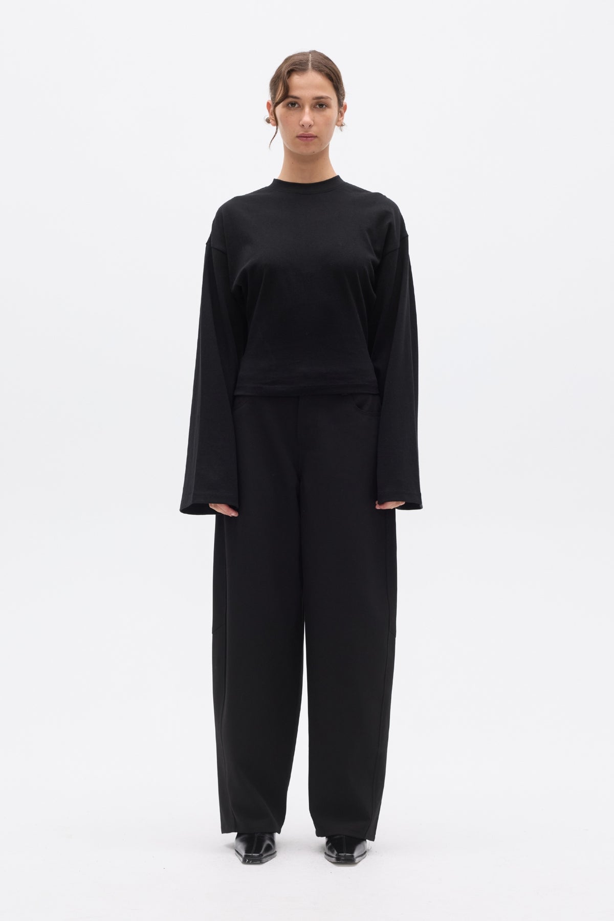 LEX LONG SLEEVE T-SHIRT - BLACK