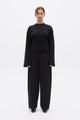 LEX LONG SLEEVE T-SHIRT - BLACK