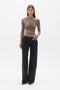 AMRITA LONG SLEEVE TOP - MINK